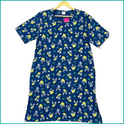 Stitch Play Ladies Dress - Navy Blue