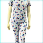 Eyeore Ladies Pajama Set - Grey