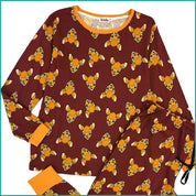 Disney Bambi Ladies Cotton Pajama Set - Brown