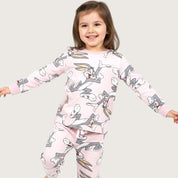 Bugs Bunny Girls Pajama Set - Pink