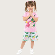 Love Princess Girls Shorts Set – Pink