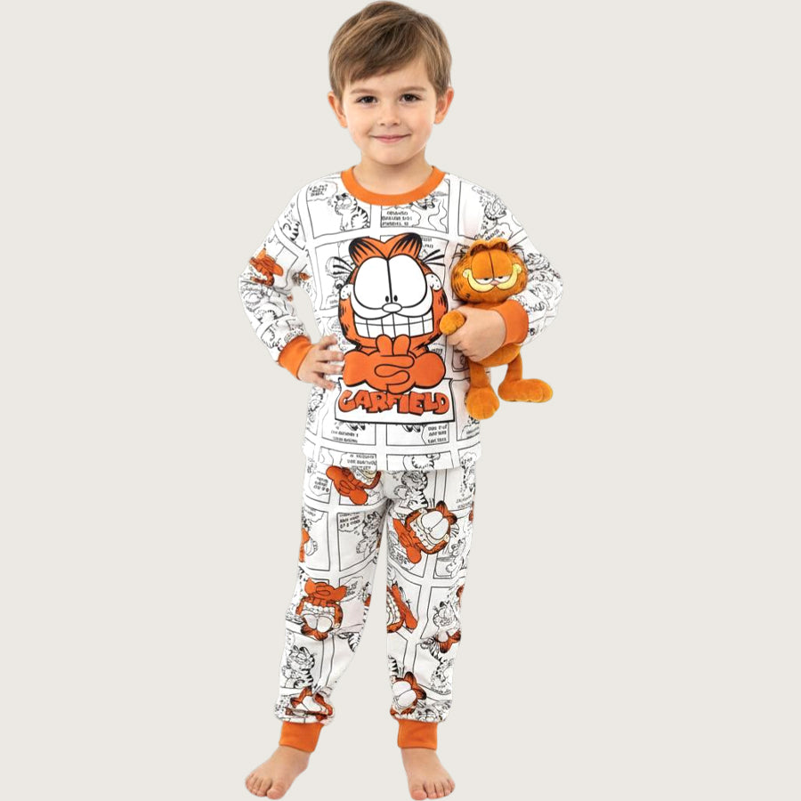 Garfield Boys Cotton Pajama Set PRIMARK - White