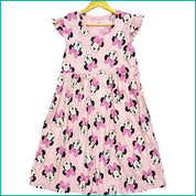 Minnie Mouse Ladies Dress Japanese - Baby Pink