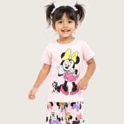 Minnie Bow Girls Shorts Set – Pink