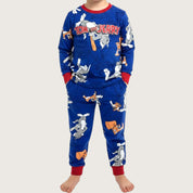 Tom & Jerry Boys Cotton Pajama Set PRIMARK - Blue