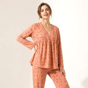 All Bow Ladies Pajama Set - Pink