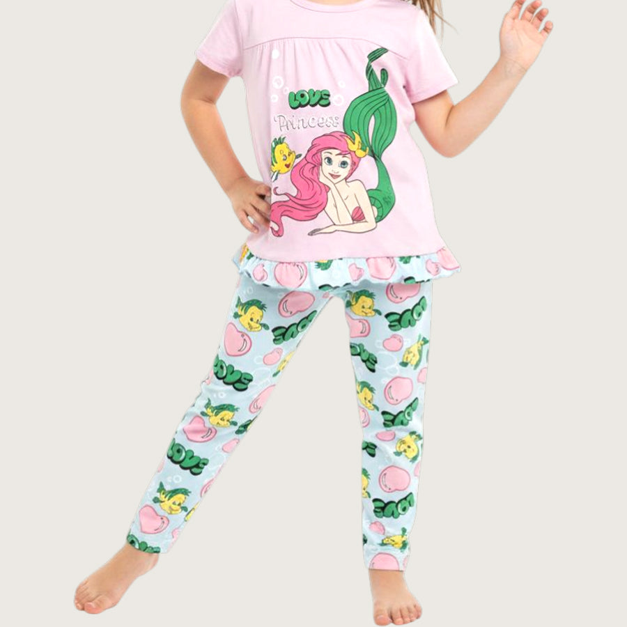 Love Princess Girls Leggings Set - Pink