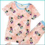 Heart Minnie Ladies Pajama Set - Pink