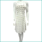 Tiny Bow Ladies Satan Silk Halfer - White -Free size