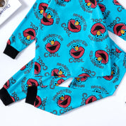 Monster Cool Boys Full Sleeves Pajama Set - Blue