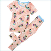 Heart Minnie Ladies Pajama Set - Pink