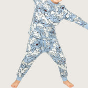 Smurfs Boys Pajama Set - Blue