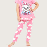 Marie Love Girls Leggings Set - Pink