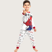 Spiderman Boys Cotton Pajama Set PRIMARK - White