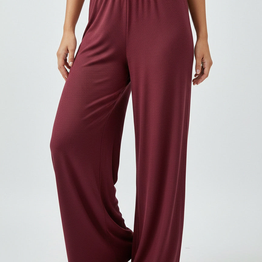 Cotton palazzo style soft pants- FREE SIZE