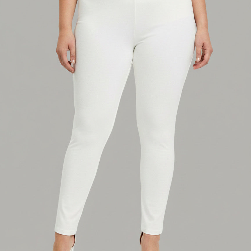 women leggings -pure black plus size-Free size