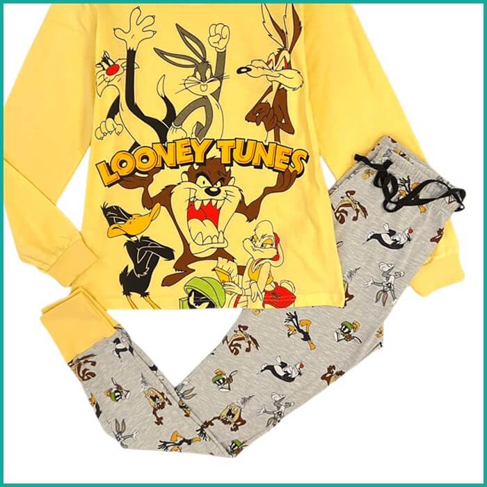 Looney Tune Character Ladies pajama set - Yellow