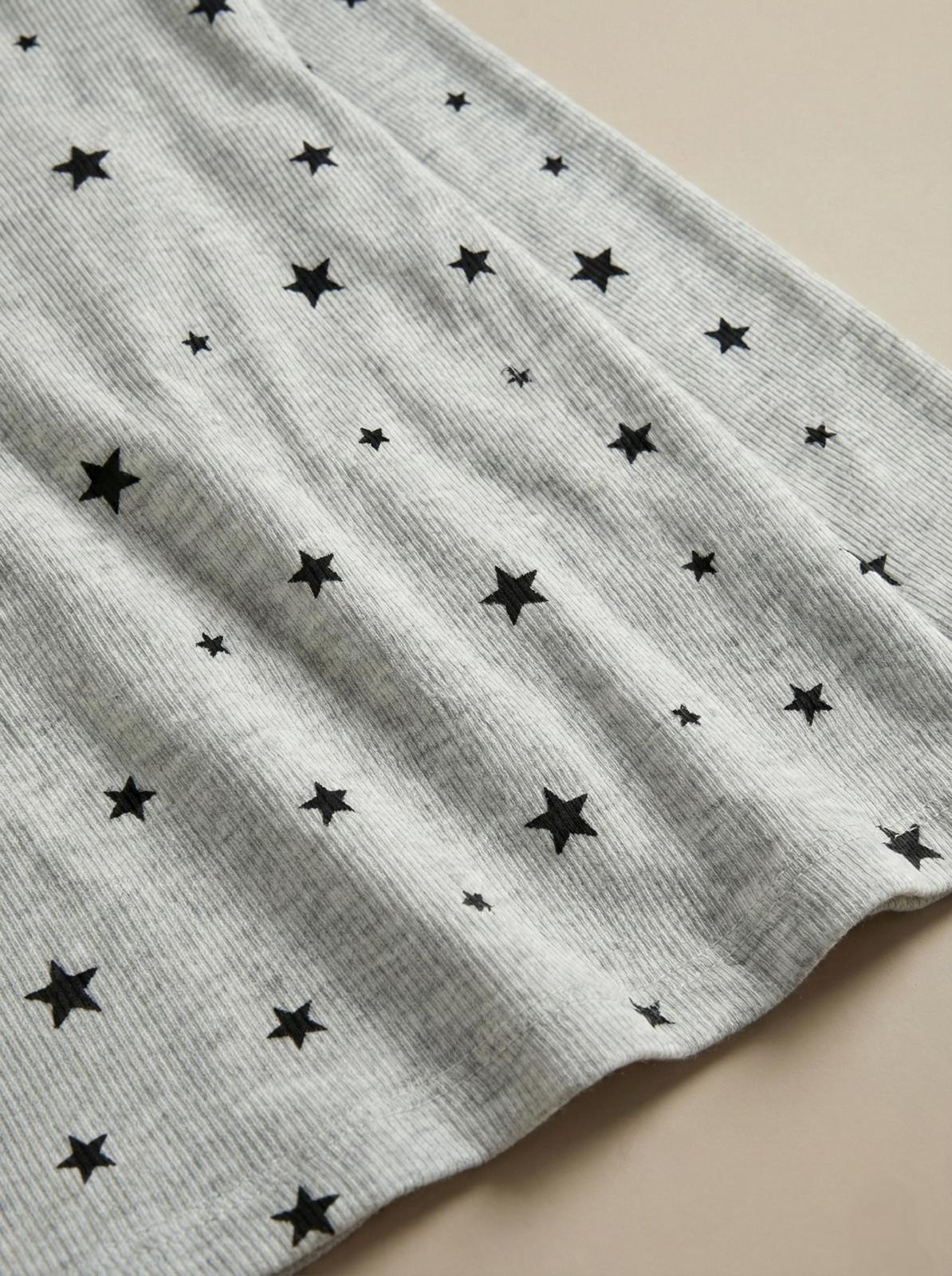 Stars Ladies Cotton Loungwear Set-Grey