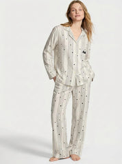 Ladies Front Open Loungwear Set