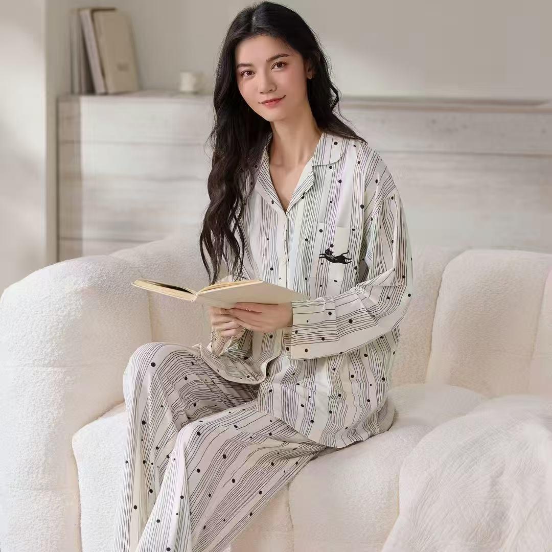 Ladies Front Open Loungwear Set