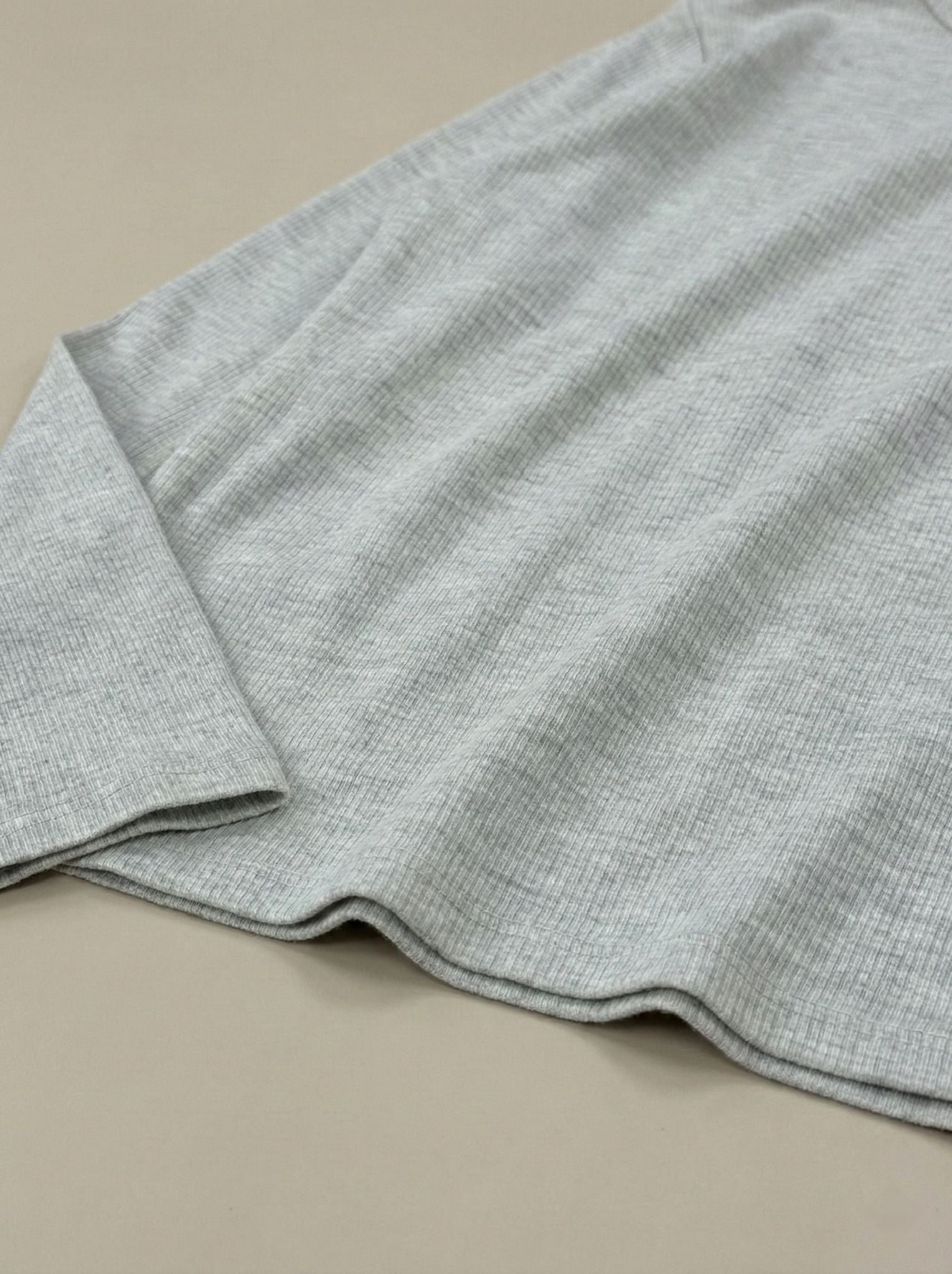 Ladies Cotton Front Open Loungwear Set-Grey