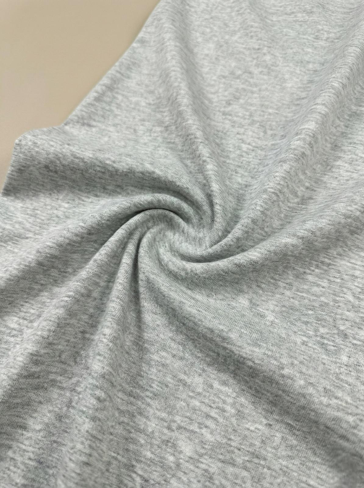 Ladies Cotton Loungewear Set-Grey