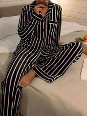 Ladies Velvet Material Loungewear Set