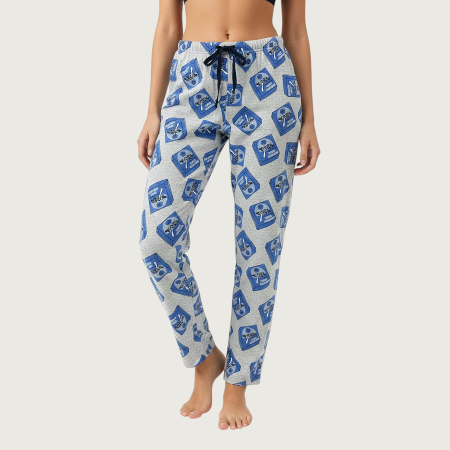 Cereals Men/Women Cotton Pant - Grey