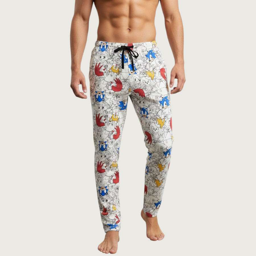 Sonic Men/Women Cotton Pant - White