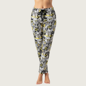 Batman Comic Men/Women Cotton Pant - White Black