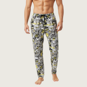 Batman Comic Men/Women Cotton Pant - White Black