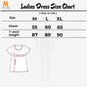 Stitch Face Ladies Dress - Grey